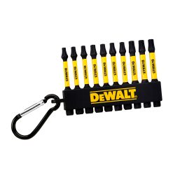 TORX bitsæt 10 dele på nøglering