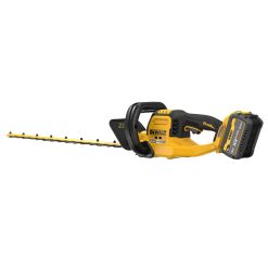 54V XR FV HÆKKEKLIPPER65CM 31MM1X9AH 20 <h3 data-start="62" data-end="171">54V XR FV HÆKKEKLIPPER65CM 31MM1X9AH</h3> <p data-start="62" data-end="171"><strong data-start="62" data-end="171">DEWALT DCMHT573X1-QW 54V XR FlexVolt hækkeklipper med 9,0Ah batteri – maksimal kraft til krævende opgaver</strong></p> <p data-start="173" data-end="482">DEWALT DCMHT573X1-QW er en professionel hækkeklipper i absolut topklasse, udviklet til dig der ikke vil gå på kompromis med hverken kraft, rækkevidde eller komfort. Med det avancerede 54V XR FlexVolt-system får du markant mere power end traditionelle 18V maskiner – perfekt til store, tætte og krævende hække.</p> <p data-start="484" data-end="751">Den lange 65 cm klinge sikrer hurtig og ensartet klipning over større områder, mens den effektive kulløse motor leverer konstant høj ydelse, længere driftstid og minimal vedligeholdelse. Kombinationen gør maskinen ideel til både professionelle og ambitiøse haveejere.</p> <p data-start="753" data-end="1039">Hækkeklipperen er designet med fokus på komfort og kontrol. Det ergonomiske greb og den bløde aftrækker (soft trigger) giver en mere præcis og behagelig brugeroplevelse – selv ved længere arbejdsopgaver. Den solide konstruktion og gode balance gør arbejdet både lettere og mere sikkert.</p> <p data-start="1041" data-end="1193">Det medfølgende 9,0Ah FlexVolt-batteri sikrer lang driftstid og maksimal udnyttelse af maskinens kraft, så du kan arbejde effektivt uden hyppige pauser.</p> DW 18V 60CM 25MM HÆKKEKLIPPER 1X5AH